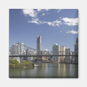 Australië, Queensland, Brisbane, Story Bridge, Magneet