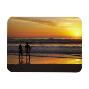 Australië, Queensland, Gold Coast, Surfers bij Magneet