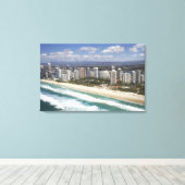 Australië, Queensland, goudkust, hoofdstrand - Canvas Afdruk (Insitu (Houten vloer))