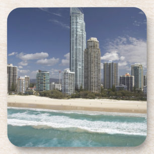 Australië, Queensland, goudkust, surfers Onderzetter