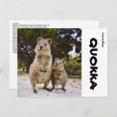 Australië Quokka Briefkaart (Voorkant / Achterkant)