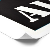 Australië - reisillustratie Poster (Hoek)