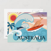 Australië reizen briefkaart (Voorkant / Achterkant)