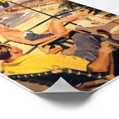 Australië Retro Vintage Travel Poster (Hoek)