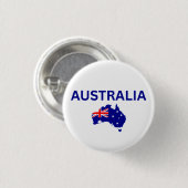 Australië Ronde Button 3,2 Cm (Voorkant /achterkant)