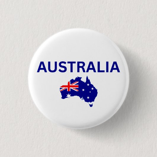 Australië Ronde Button 3,2 Cm (Voorkant)