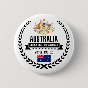 Australië Ronde Button 5,7 Cm