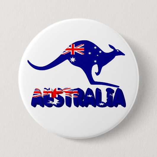Australië Ronde Button 7,6 Cm (Voorkant)