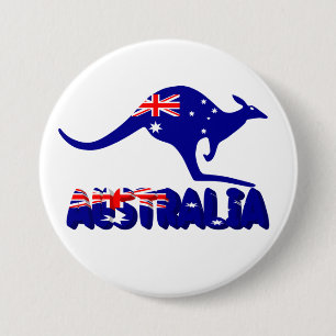 Australië Ronde Button 7,6 Cm