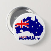 Australië Ronde Button 7,6 Cm (Voorkant /achterkant)