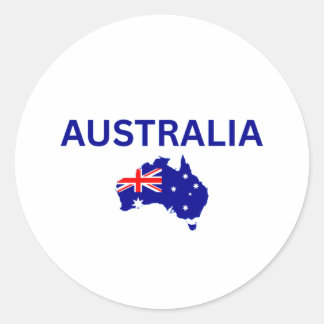 Australië Ronde Sticker