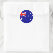 australië ronde sticker (Tas)