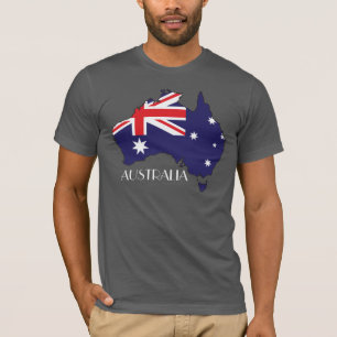 Australië Shirt met plattegrond