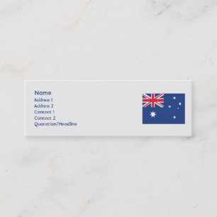 Australië - Skinny Mini Visitekaartje
