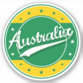 Australië Sticker (Voorkant)