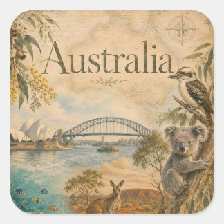 Australië stickers voor liefhebbers van Australië