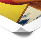 Australië, surfer meisje op het strand,  poster (Hoek)