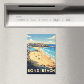 Australië Sydney Bondi Beach Briefkaart Magneet (Insitu (Vaatwasser))