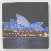 Australië Sydney Opera House 's Nachts Coaster