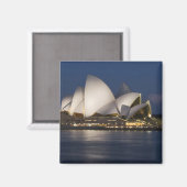 Australië, Sydney. Opera House 's nachts Magneet (Voorkant / Achterkant)