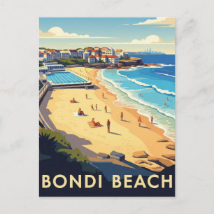 Australie Sydney Plage de Bondi Carte postale