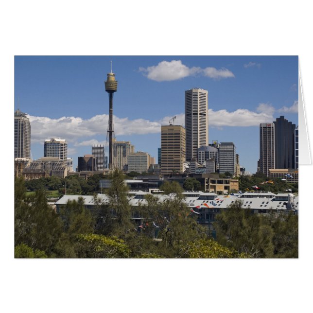 Australië, Sydney, Potts Point. Sydney silhouet. (Voorkant Horizontaal)