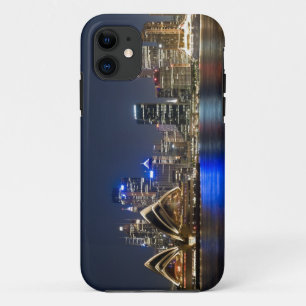 Australië, Sydney. Silhouet met Operahuis gezien iPhone 11 Hoesje