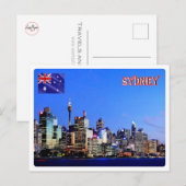 Australië - Sydney - Skyline - Briefkaart (Voorkant / Achterkant)