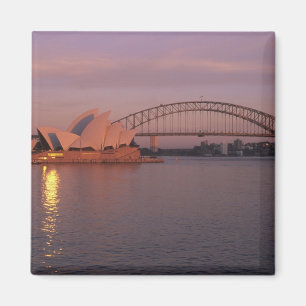 Australië, Sydney, Sydney Opera House gebouwd Magneet