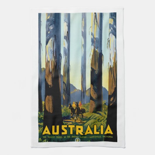 Australië Theedoek (Verticaal)
