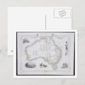 Australie, tiré d'une série de cartes du monde pub (Devant / Derrière)