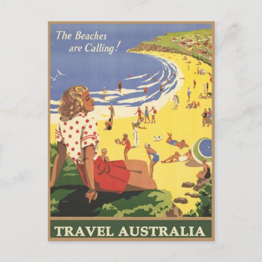 Australië Travel Briefkaart (Voorkant)
