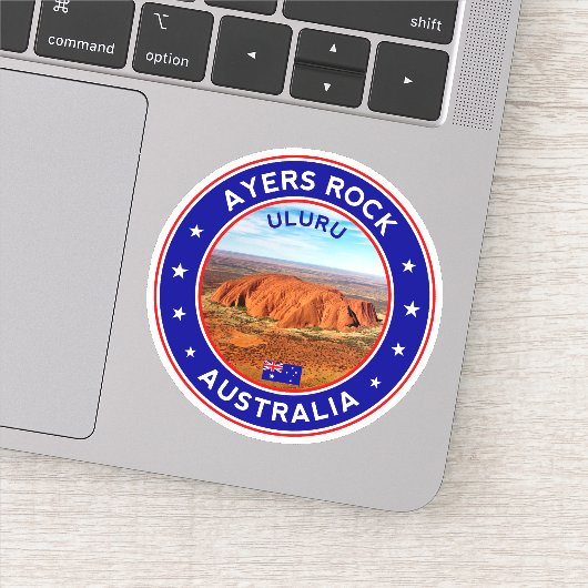 Australië, Uluru, Ayers Rock Sticker (Detail)