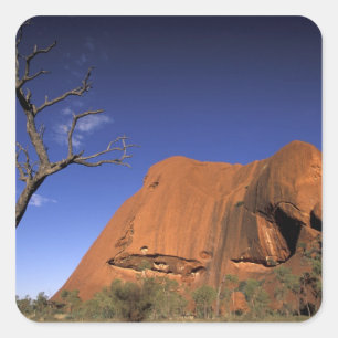 Australië, Uluru Kata Tjuta National Park, Uluru Vierkante Sticker