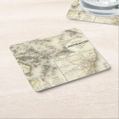 Australië Vierkante Kartonnen Onderzetter (Schuin)