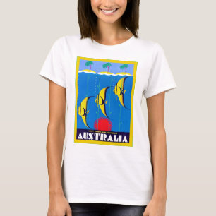Australië ~ Vintage Reis T-shirt