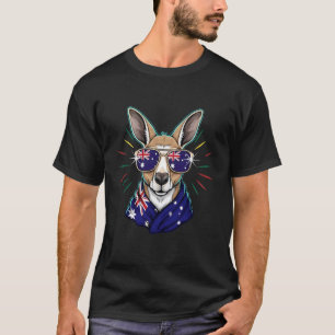 Australië Vlag Australische Kangoeroe T-shirt