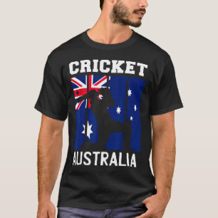 Australië Vlag Cricket Fans Speler Coach Australië T-shirt