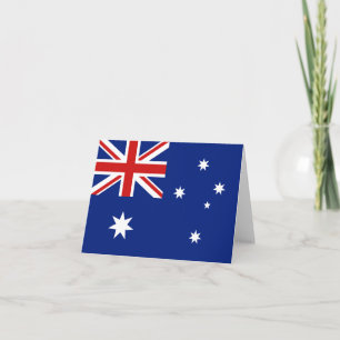 Australië Vlag Notitiekaart