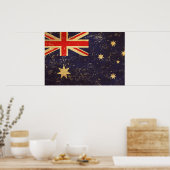 Australië Vlag  Ontwerp Poster (Keuken)