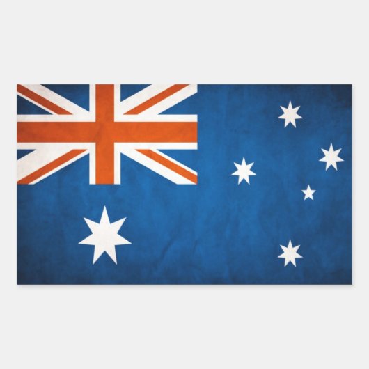  AUSTRALIË VLAG STICKER (Voorkant)