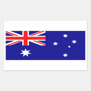 Australië Vlaggenrechthoek Sticker