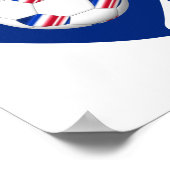 "AUSTRALIË"-voetbalteam. Fútbol de Australia. Poster (Hoek)