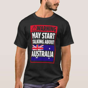 Australië voor forel Australian Aussie Australië R T-shirt