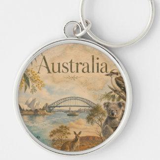 Australië voor liefhebbers van Australië Sleutelhanger