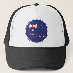 Australië weer geweldig maken trucker pet