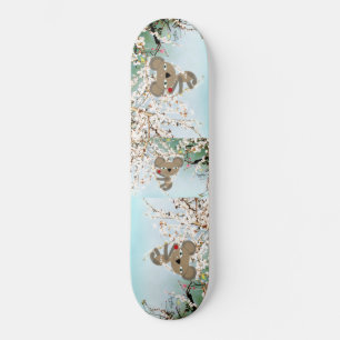 Australië Wilde Koala Beer die Kersenbloesem verke Skateboard