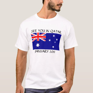 Australië "ZIE JE IN QATAR, JANUARI 2011" T-shirt