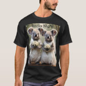Australien Koala Bear Mariage, Bucks Night Tshirt (Devant)