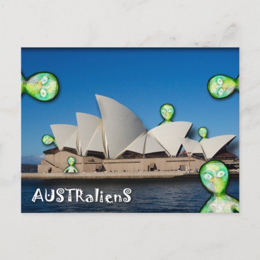 AUSTRalienS OcK! Briefkaart (Voorkant)